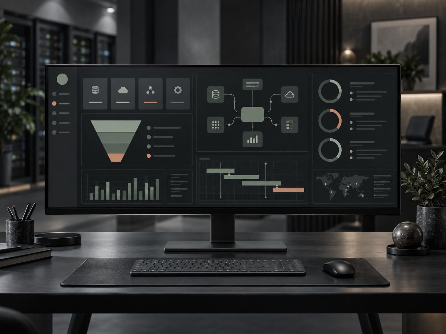Visuale editoriale per il servizio Digital strategy di Kernel Studio