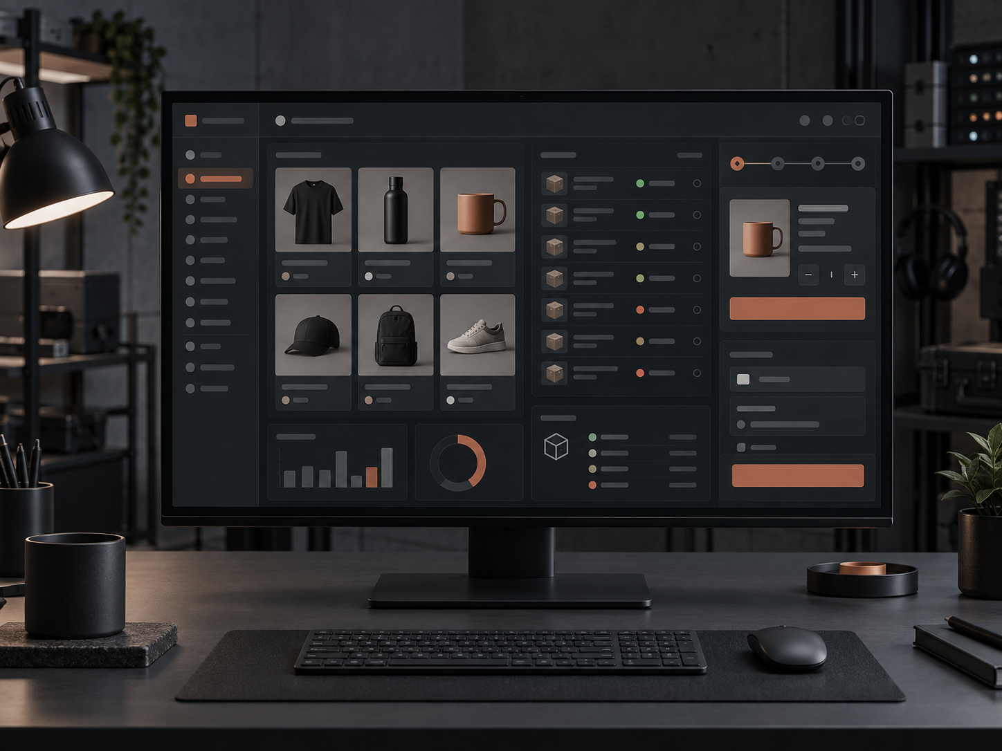 Visuale editoriale per il servizio Ecommerce di Kernel Studio