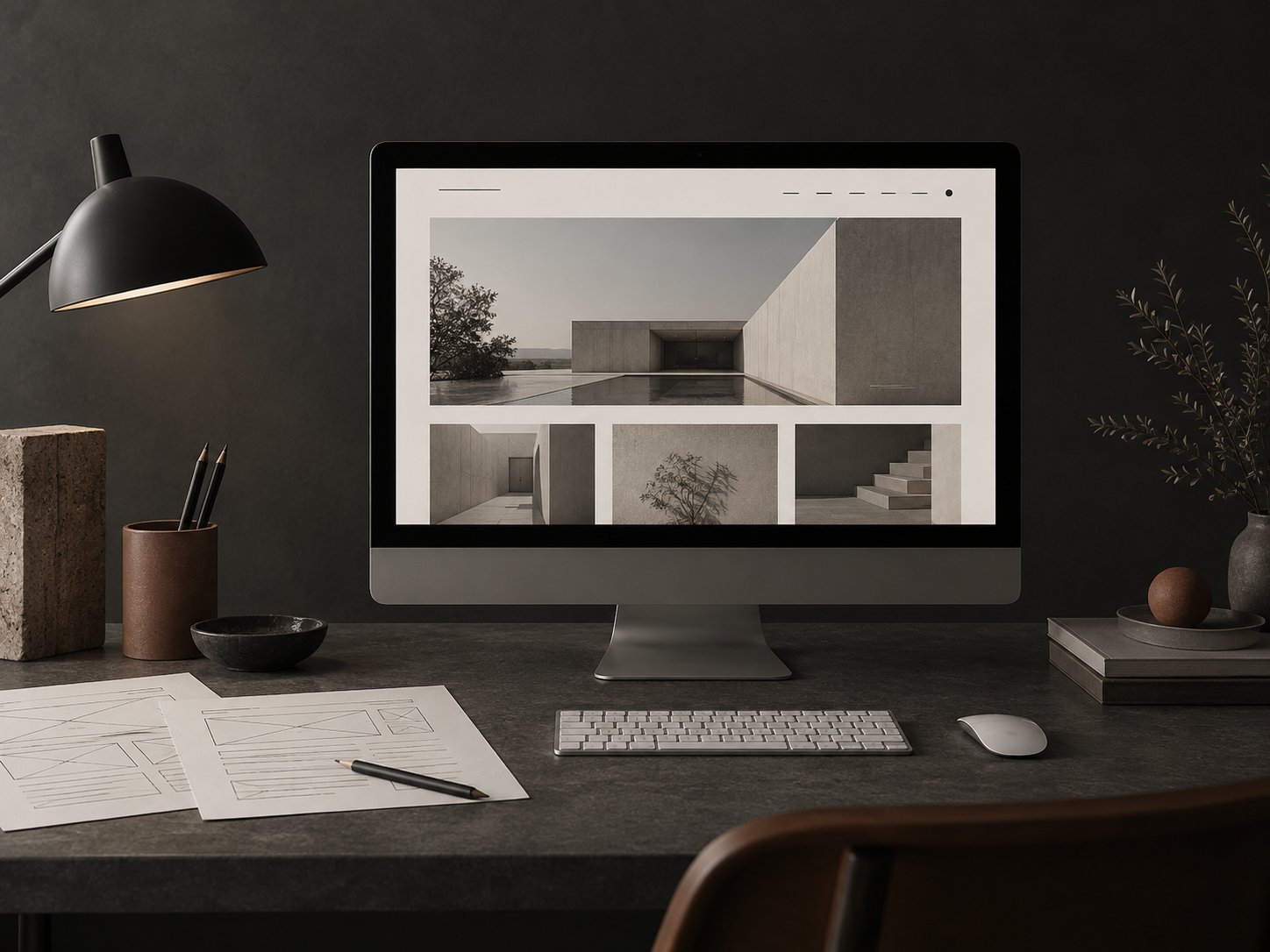 Visuale editoriale per il servizio Web design di Kernel Studio